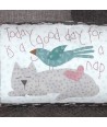 Cat Nap Cushion - Cartamodello Cuscino in Applique da 22x10 cm, The BirdHouse by Natalie Bird The BirdHouse - 1 Cat Nap Cushion - Cartamodello Cuscino in Applique da 22x10 cm, The BirdHouse by Natalie Bird The BirdHouse - 1