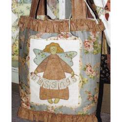 On Angel's Wings Bag - Cartamodello Borsa con Manici Lunghi, The BirdHouse by Natalie Bird The BirdHouse - 1