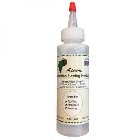 Acorn Seam Align Glue 4oz - Ricarica per Colla Idrosolubile, Imbastitura Liquida Acorn - 1