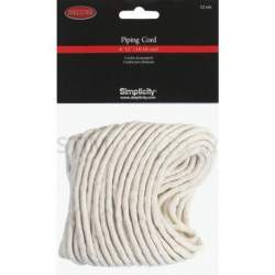 Cordino per Piping 4/32 in Cotone Naturale da 3.17 mm x 11 metri Simplicity - 1