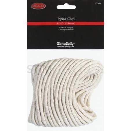 Cordino per Piping 4/32 in Cotone Naturale da 3.17 mm x 11 metri Simplicity - 1