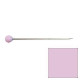 Spilli con testa in vetro di Murano rosa 30x0.60mm - 80 pz - Bohin Bohin - 1