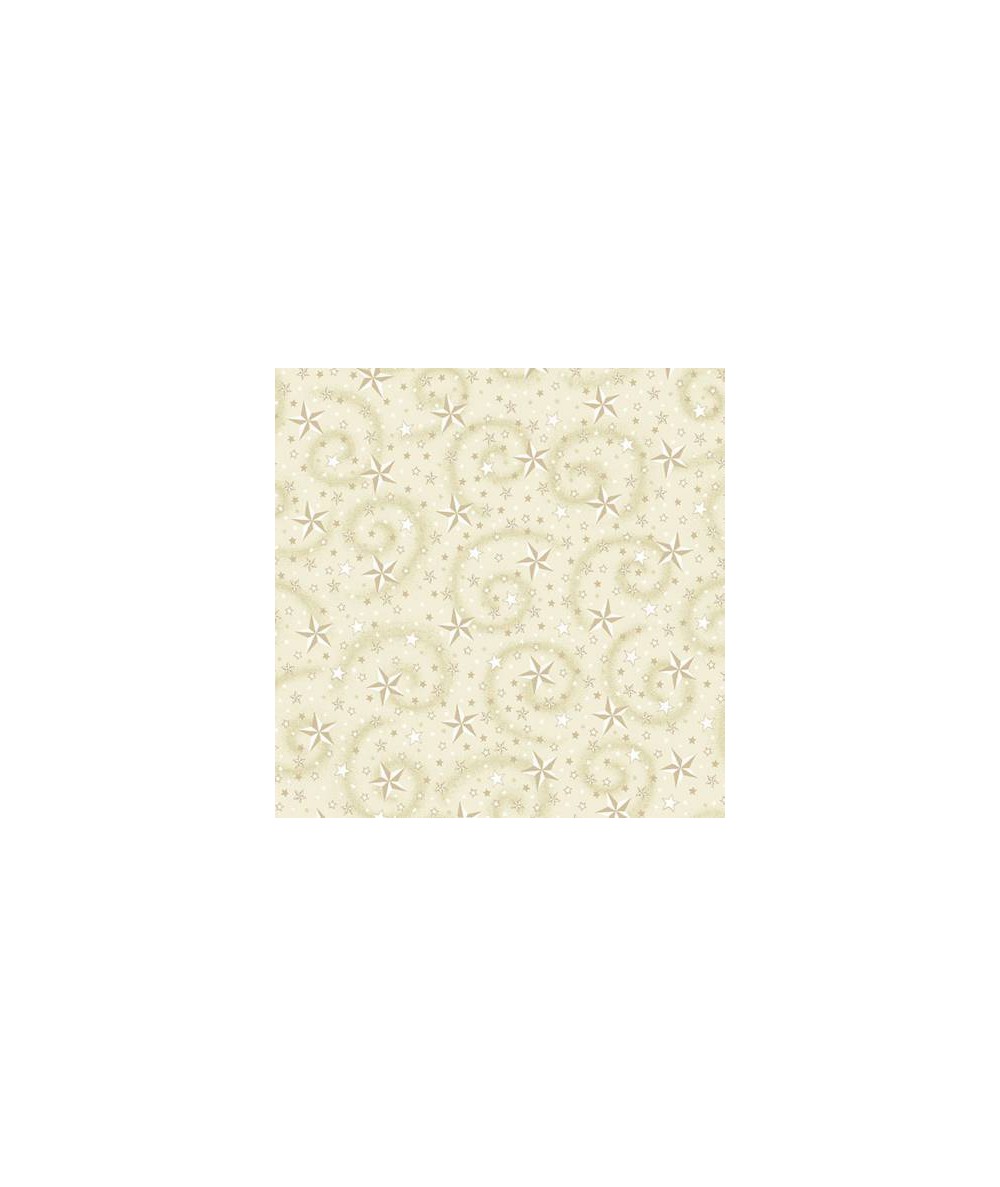 Henry Glass American Dreams 108 Cream Stars, Tessuto per Retro Quilt Crema con Stelle Henry Glass - 1
