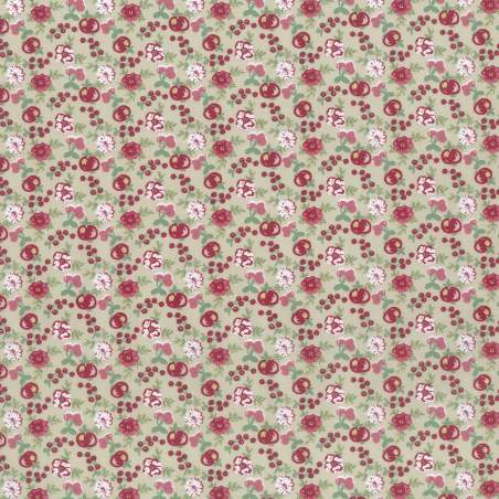 Lecien - LOYAL HEIGTHS by JERA BRANDVIG Fondo beige Tema fiori e frutti Lecien Corporation - 1