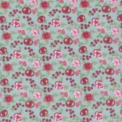 Lecien - LOYAL HEIGTHS by JERA BRANDVIG Fondo azzurro Tema fiori e frutti Lecien Corporation - 1