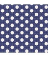 Tilda Medium Dots Night Blue, Tessuto Blu Notte a Pois Tilda Fabrics - 1