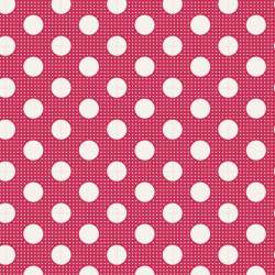 Tilda Medium Dot Red, Tessuto Rosso a Pois Tilda Fabrics - 1