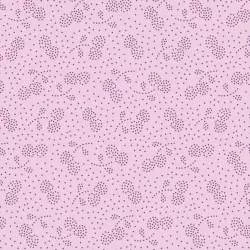 Tilda 110 PlumGarden Blenders, Berry Jam Plum, fondo Rosa, motivo ciliegie a puntini pink Tilda Fabrics - 1