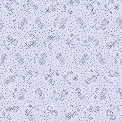 Tilda 110 PlumGarden Blenders, Berry Jam Blue, fondo azzurro, motivo ciliegie a puntini blu Tilda Fabrics - 1