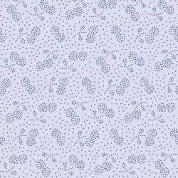Tilda 110 PlumGarden Blenders, Berry Jam Blue, fondo azzurro, motivo ciliegie a puntini blu Tilda Fabrics - 1