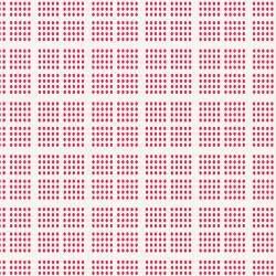 Tilda 110 Tea Towel Basics, Wafle Plaid Red - fondo chiaro con Quadretti puntinati Rosso Tilda Fabrics - 1