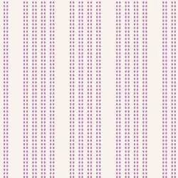 Tilda 110 Tea Towel Basics, Cantucci Stripe Plum - fondo chiaro con Righe puntinate Viola Prugna Tilda Fabrics - 1