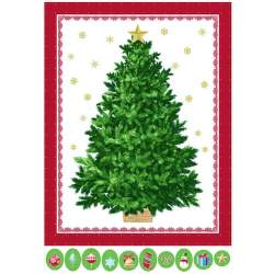 Under the Christmas Tree Collection, Pannello 31770-30 Lecien Corporation - 1