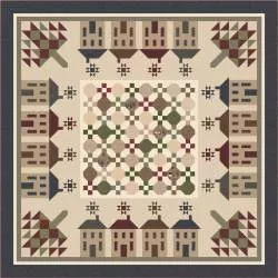 Kit Silent Night Quilt con Tessuti Winter Playground di Lynette Anderson Roberta De Marchi - 1