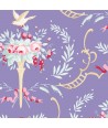 Tilda 110 Old Rose Birdsong, Tessuto Fiori e Uccelli su Blu Tilda Fabrics - 1