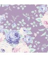 Tilda 110 Old Rose Lydia, Tessuto con bouquet di grandi Rose su Lavanda Tilda Fabrics - 1
