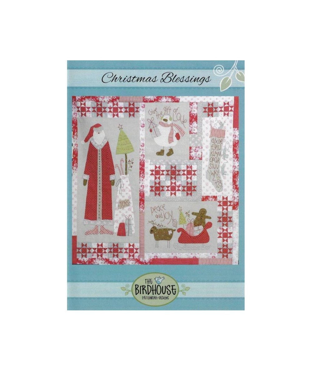 Kit per Quilt Christmas Blessings di The BirdHouse Roberta De Marchi - 1