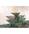Kit Pannello Patchwork Albero di Natale | Kit di tessuti con Cartamodello Roberta De Marchi - 4