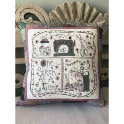 One Stitch at a Time Pillow - Cuscino Lynette Anderson Designs - 1