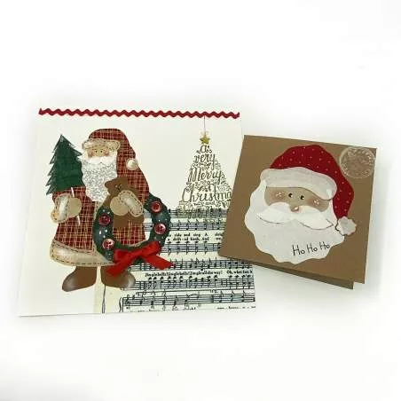 Cartamodello Gratuito in PDF - Applicazioni di Natale per Cartoline Roberta De Marchi - 1