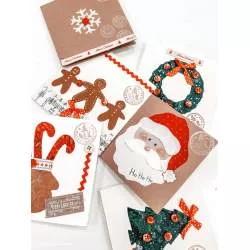 Cartamodello Gratuito in PDF - Applicazioni di Natale per Cartoline Roberta De Marchi - 2