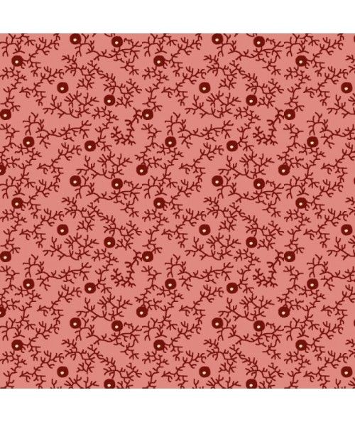 EQP Contemporary Classics - Blackberry Hedge - Coral Pink Ellie's Quiltplace Textiles - 1