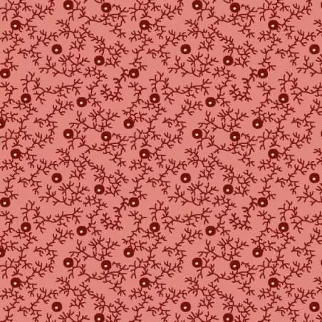 EQP Contemporary Classics - Blackberry Hedge - Coral Pink EQP Textiles - Ellie's Quiltplace - 1