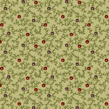 Contemporary Classics - Blackberry Hedge - Sage Green Ellie's Quiltplace Textiles - 1