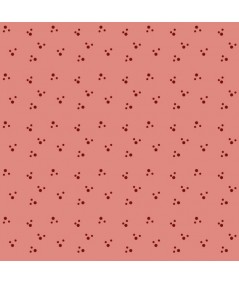 EQP Contemporary Classics - Paw Prints - Coral Pink Ellie's Quiltplace Textiles - 1