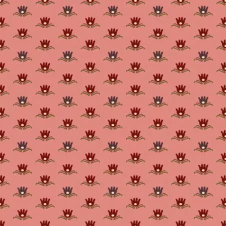 EQP Contemporary Classics - Water Lily - Coral Pink EQP Textiles - Ellie's Quiltplace - 1