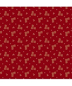 EQP Modern Traditions - Cloverdale - Ruby Red EQP Textiles - Ellie's Quiltplace - 1