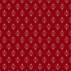 EQP Past & Present - Damask - Ruby Red EQP Textiles - Ellie's Quiltplace - 1