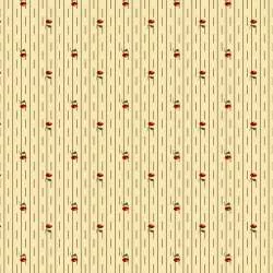 EQP Past & Present - Posies - Ecru EQP Textiles - Ellie's Quiltplace - 1