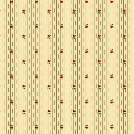 EQP Past & Present - Posies - Ecru EQP Textiles - Ellie's Quiltplace - 1