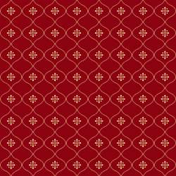 EQP Past & Present - Vintage Wallpaper - Ruby Red EQP Textiles - Ellie's Quiltplace - 1