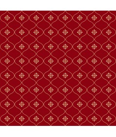EQP Past & Present - Vintage Wallpaper - Ruby Red EQP Textiles - Ellie's Quiltplace - 1