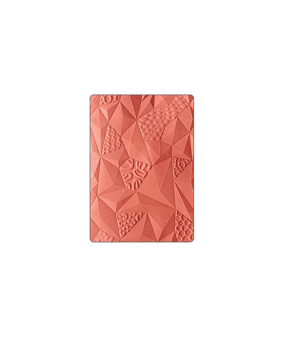 3-D TIEF Jumbled Triangles by Katelyn Lizardi Sizzix - Big Shot - 3