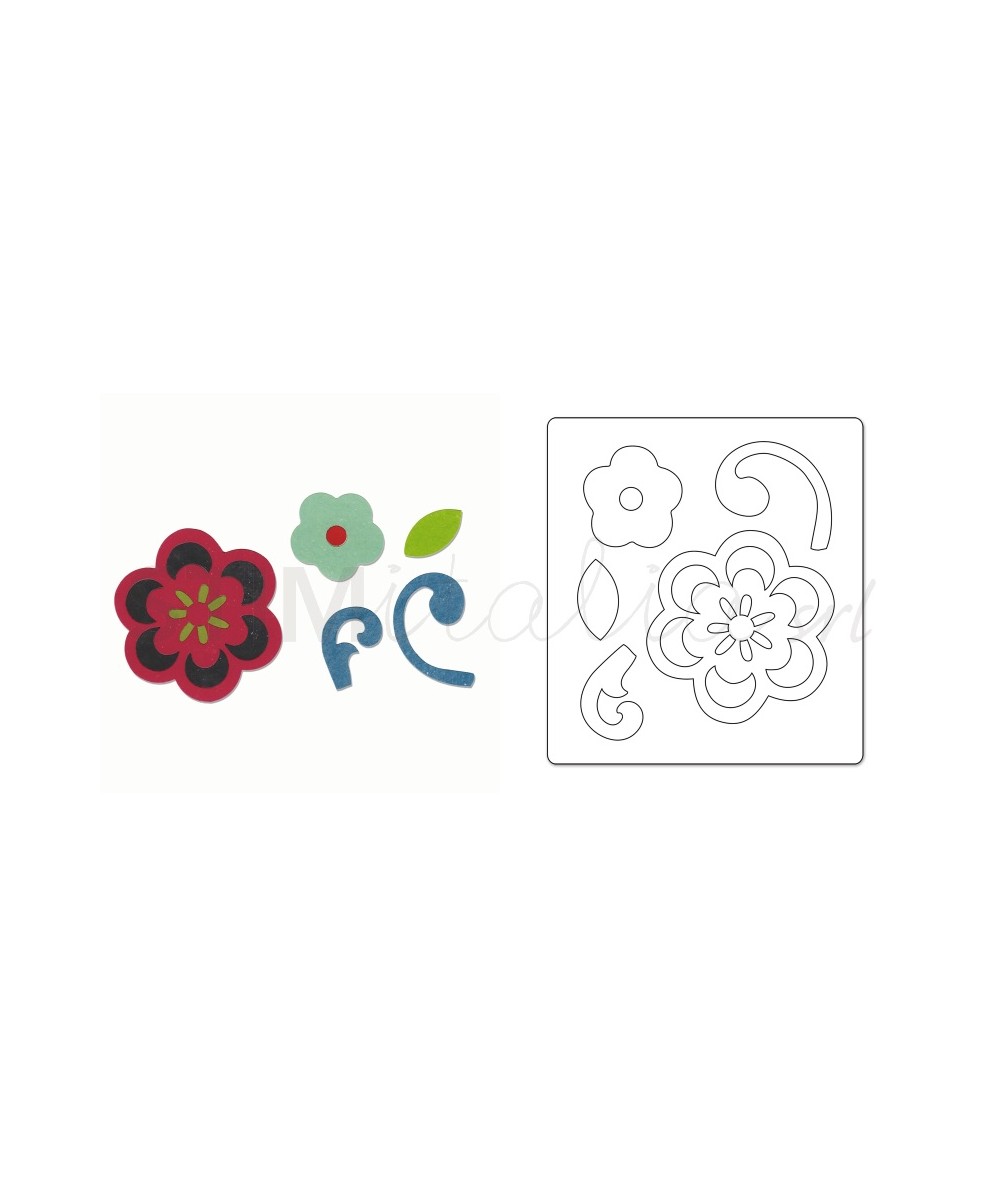 F/P - Bigz Die Flower & Flourish by Echo Park Paper Co. Sizzix - Big Shot - 2
