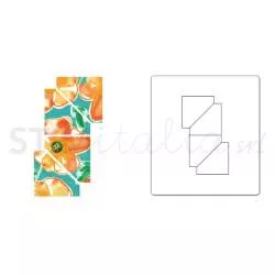 Sizzix, Bigz Die Half-Square Triangles, 1 pollice - Finito Sizzix - Big Shot - 2