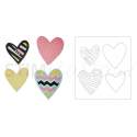 Sizzix, Bigz Die Tribal Hearts by Craft Asylum Sizzix - Big Shot - 2