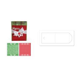 Bigz Die XL w/Bonus Textured Impressions Embossing Folders - Card, A2 w/Flap and Hol Sizzix - Big Shot - 2