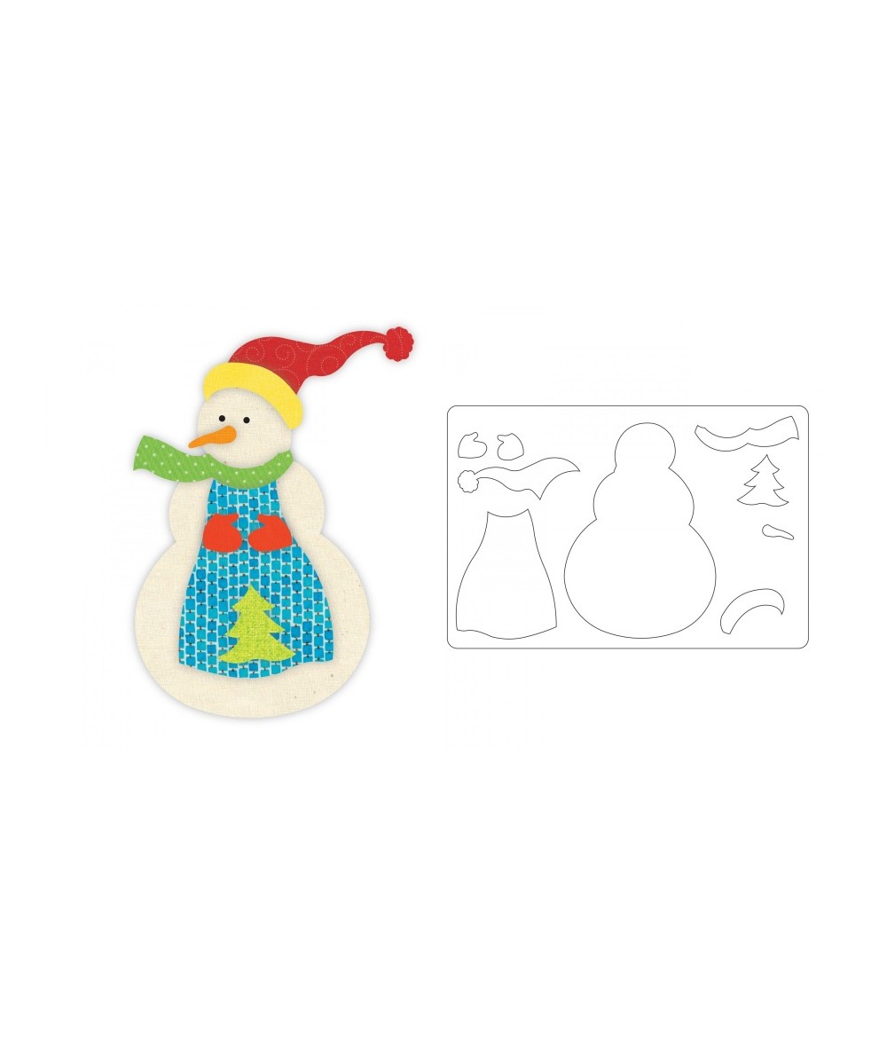 Bigz L Die - Snowman by Jorli Perine (fabi Edition) Sizzix - Big Shot - 3