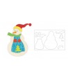 Bigz L Die - Snowman by Jorli Perine (fabi Edition) Sizzix - Big Shot - 3