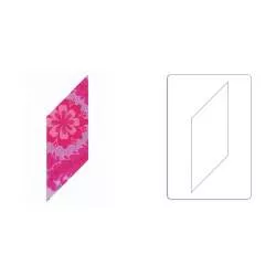 Bigz L Die Chevron, 5" x 2 1/2" Unfinished Sizzix - Big Shot - 2