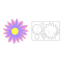 Bigz L Die Starburst by Nel Whatmore Sizzix - Big Shot - 2