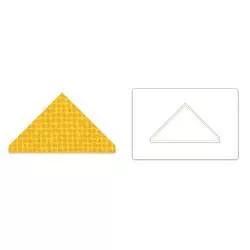 Bigz L Die Triangle, 3 1/8"H x 5 1/2"W Unfinished (cm 7,94 x 13,97) Sizzix - Big Shot - 2