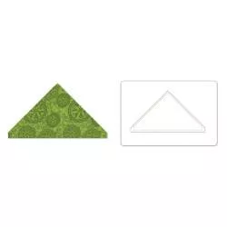 Bigz L Die Triangle, 3 5/8"H x 6 1/2"W Unfinishedd (cm 9,21 x 16,51) Sizzix - Big Shot - 2