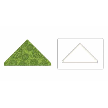 Bigz L Die Triangle, 3 5/8"H x 6 1/2"W Unfinishedd (cm 9,21 x 16,51) Sizzix - Big Shot - 2