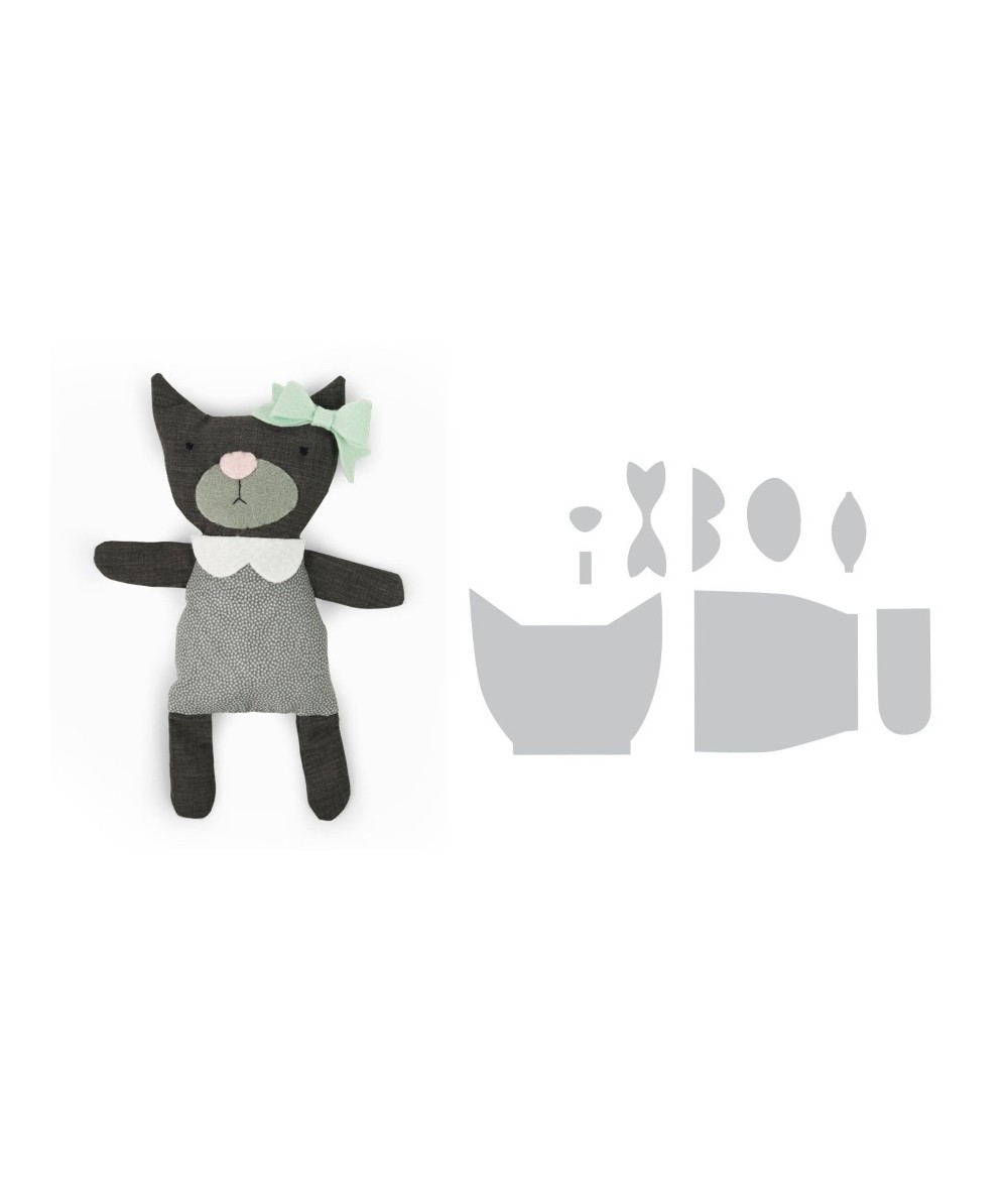 Bigz Plus Q Die - Cat Softee Sizzix - Big Shot - 2