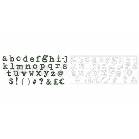 Bigz XL Alphabet Die Typo Lower by Tim Holtz Sizzix - Big Shot - 2